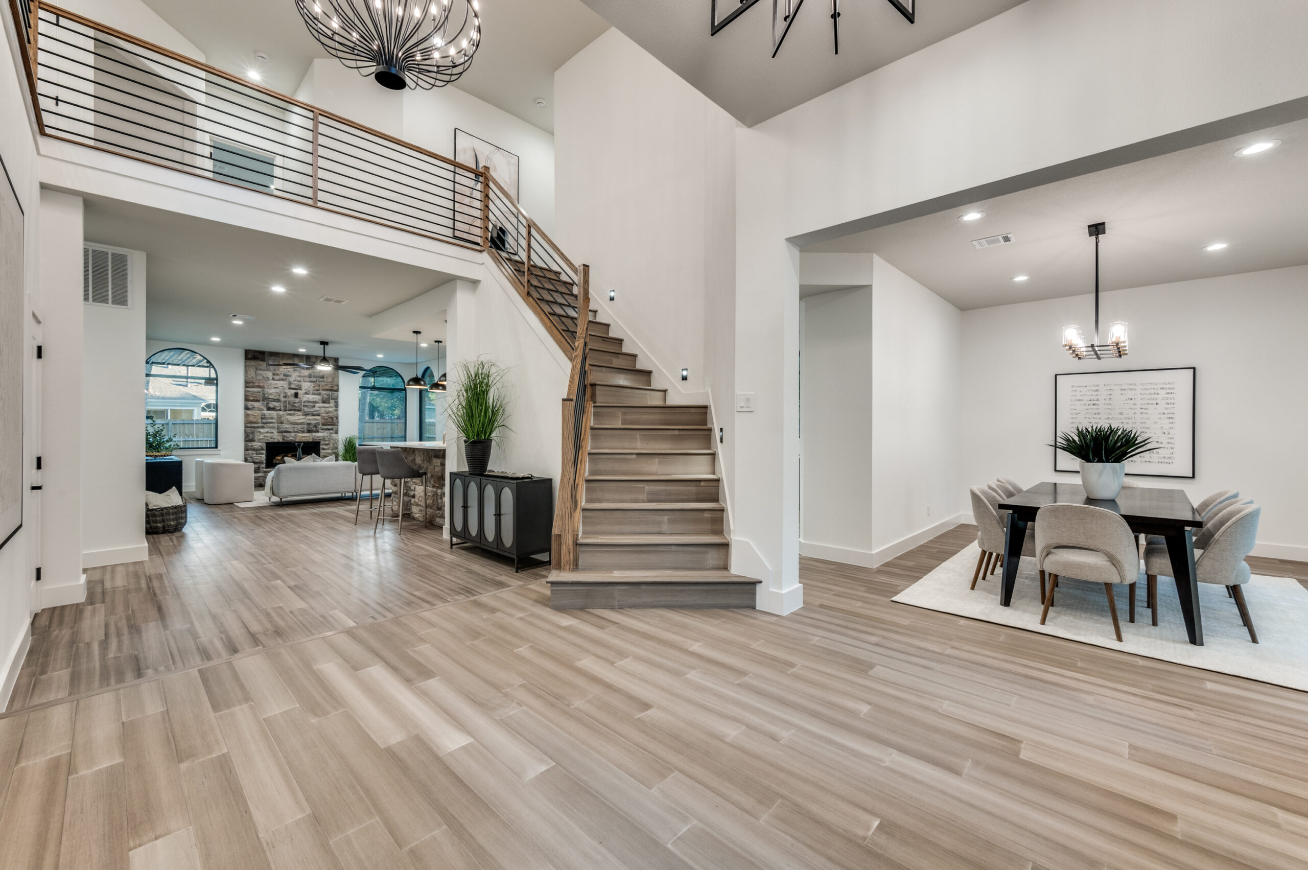 Entry and staircase, McKinney, TX