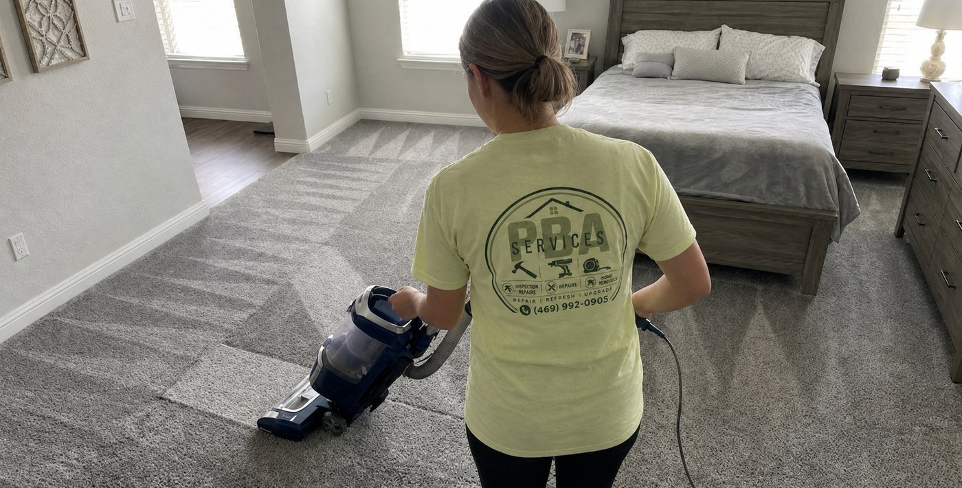 Carpet cleaning as part of pre-listing make-ready